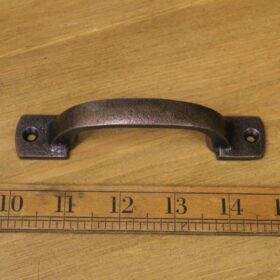 Square D Handle Cast Antique COPPER 120mm