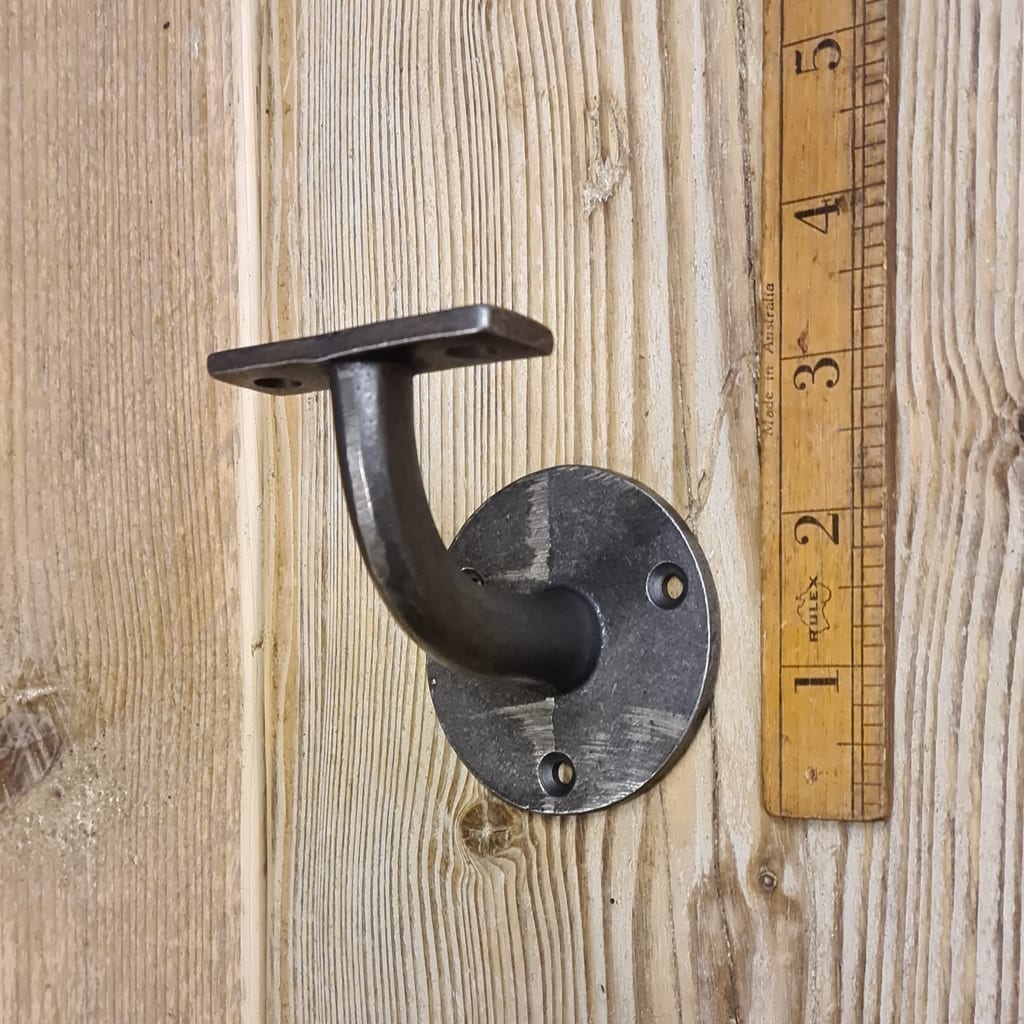 Hand Rail Bracket Strong Cast Antique Iron 75mm - Image 2