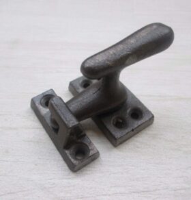 Cupboard Swivel Tee Catch Bolt Cast Antique Iron SHAKER 45mm x 40mm