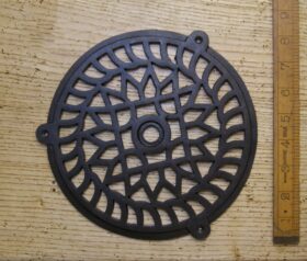 Air Vent Extraction Cover Round Tabs Cast Iron 200mm