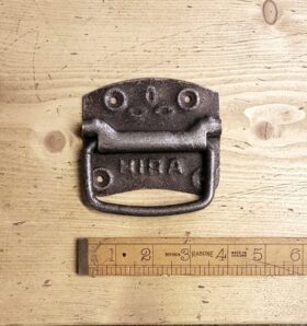 Chest Lifting Handle (HIRA) Pressed Antique Iron 95mm Wide x 85mm High