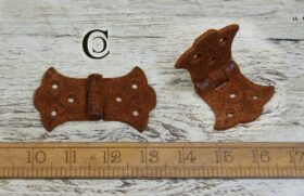 Butterfly Hinge Cast Rusty Iron 38mm (AF072R)