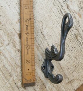 Hat & Coat Hook HERON Antique Cast Iron 133mm (Southwest)