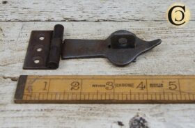 Hasp & Staple Spearhead Antique Iron 130mm