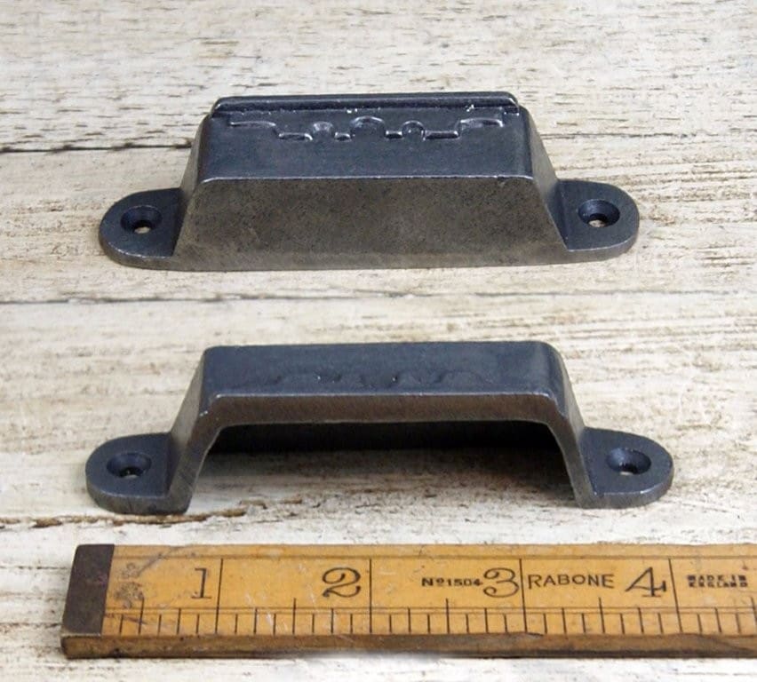 Rim Lock Keep Patterned WIDE Cast Iron 100mm (49.351A.AI.105)