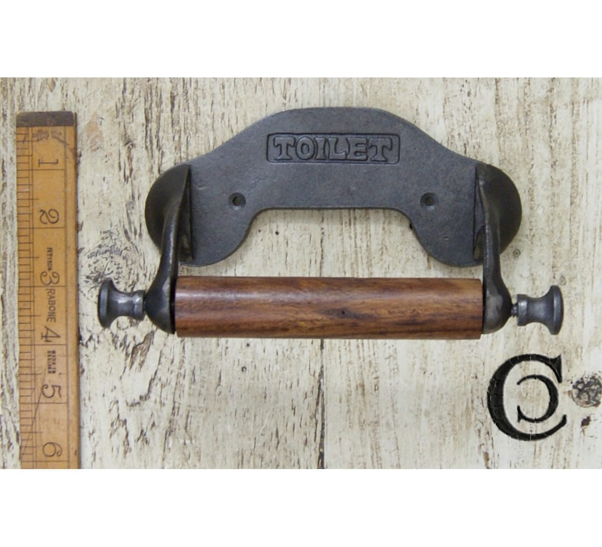 Toilet Roll Screw In Rod TOILET Peckham Antique Iron
