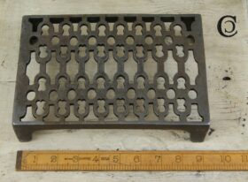 Air Brick / Trivet Cast Antique Iron Double 229mm x 152mm