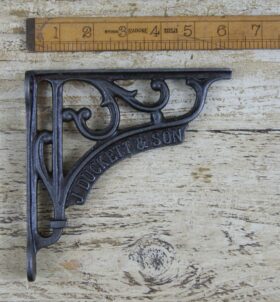 Shelf Bracket J DUCKETT & SON Antique Iron 150mm x 150mm