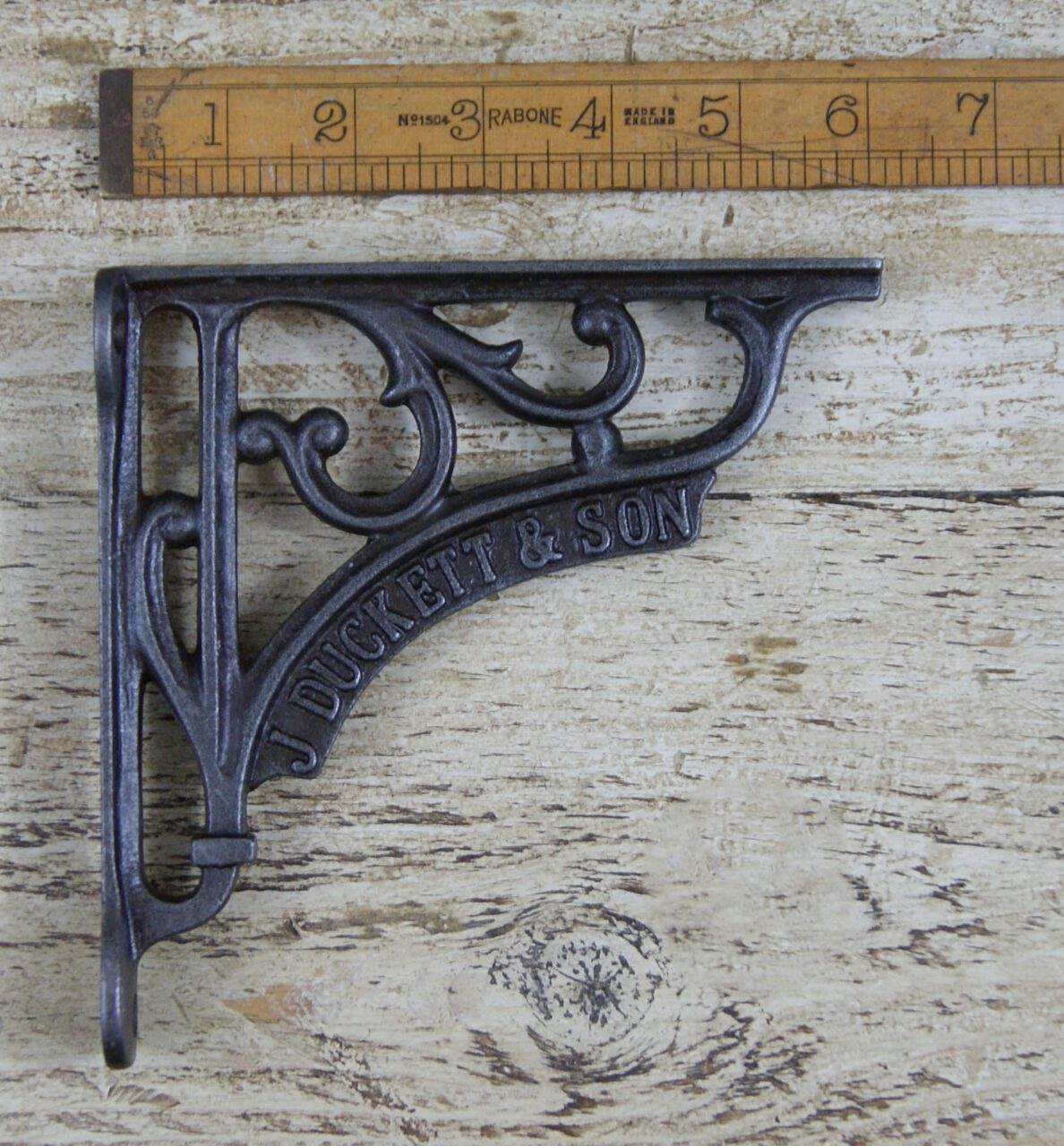 Shelf Bracket J DUCKETT & SON Antique Iron 150mm x 150mm