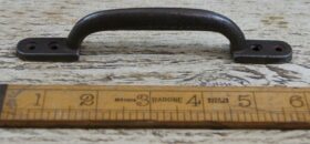 Sash Handle 4 Hole Cast Antique Iron 150mm