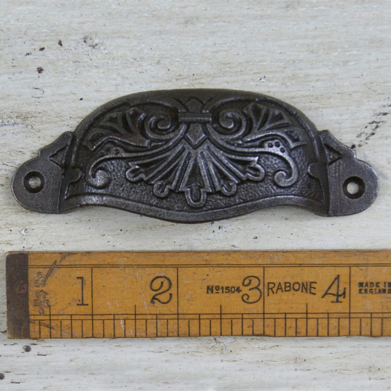 Cup Handle Standard ORNATE Design Cast Antique Iron TBD
