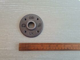 Pipe Threaded Flange (MOA) IBD & UK Antique Iron 80mm Diameter
