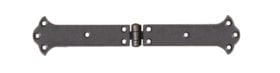 Butterfly Strap Hinge Pressed Antique Iron 245mm