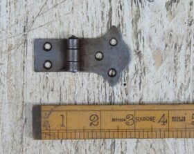 Butterfly Hinge Steel Unequal Antique Iron 52mm x 45mm