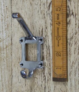 Hat & Coat Hook takes Ceramic Insert Chrome on Cast Iron 110mm