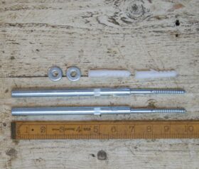 Concealed Shelf Support Screw-in 170mm Rod Masonry 12mm x 250mm