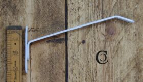 Radiator Shelf Support Bracket (Spur) White 80mm top bar