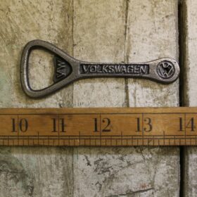 Bottle Opener Hand Held VOLKSWAGEN Cast Antique Iron
