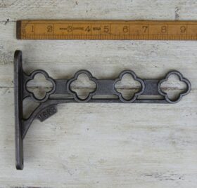 Clothes Airer Rack End 4 Hole 1883 Wall Mounted Cast Iron 235mm