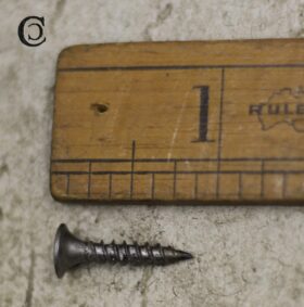 Wood Screw Pozi Flat Antique Iron Countersunk 6g x 3.5mm x 20mm