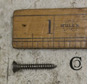 Wood Screw Pozi Flat Ant Iron Countersunk 6g x 3.5mm x 25mm see '49'