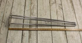 Hairpin Leg 3 Prong Chrome Plate 660mm