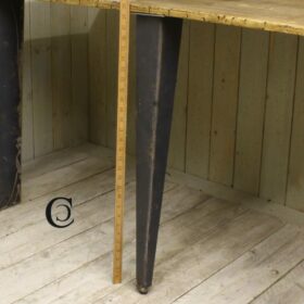 Table Leg Angle Iron Adj Tapered Heavy Duty Antique Iron 710mm