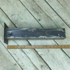 Table Leg Box Section 70x70mm Splayed Mild Steel 400mm