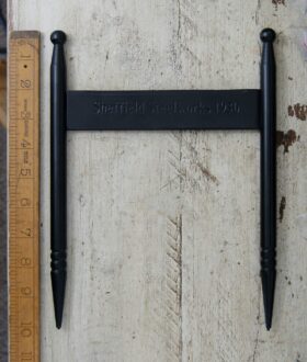 Boot Scraper Steel Spikes Sheffield Steelworks Black 250mm