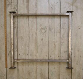Table End Frame SCHOOL 25mm Square Box Steel 710mm x 620mm Wide