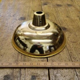Pendant Hanging Light Shade KITCHEN Brass Plated 280mm Diameter