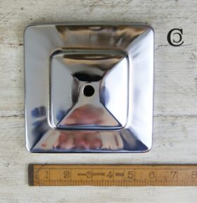 Base Plate Cover Square Chrome Anglepoise Lamp 12mm Dia TBD