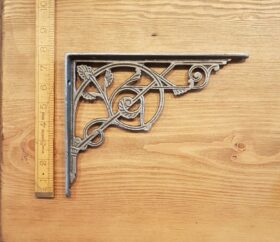 Shelf Bracket STAVE Cast Antique Iron 195mm x 235mm
