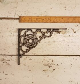 Shelf Bracket COBWEB Design Cast Antique Iron 152mm x 195mm