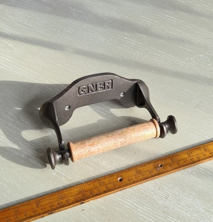 Toilet Roll Holder GNER Drop In PECKHAM Antique Iron 150mm