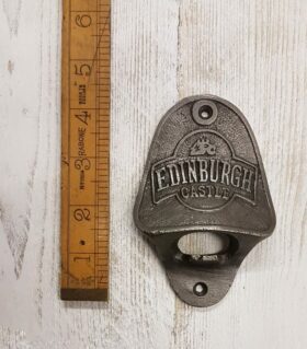 Bottle Opener Wall Mounted EDINBURGH CASTLE Cast Antique Iron