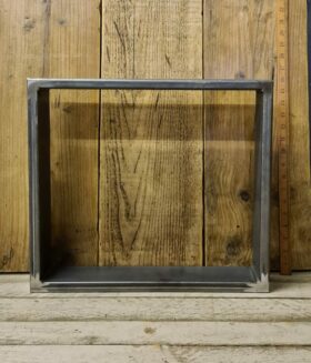 Bench / Coffee End Frame Modern Ind LENA Box Section 400mm x 450mm W