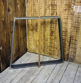 Table End Frame Modern Ind TRAPEZE Box Section 710mm x 800mm