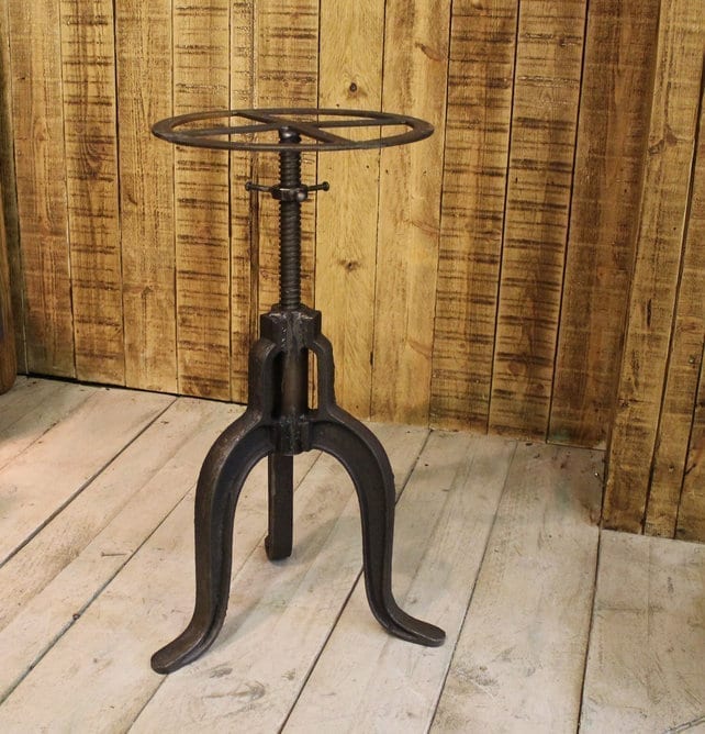 Stool Pedestal with Locking Nut JARRAT Cast Iron  Rise & Fall 450mm