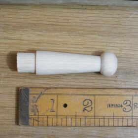 Peg Shaker Style Ash 65mm x 20mm Diameter