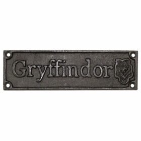Plaque GRYFFINDOR Antique Cast Iron 175mm x 50mm