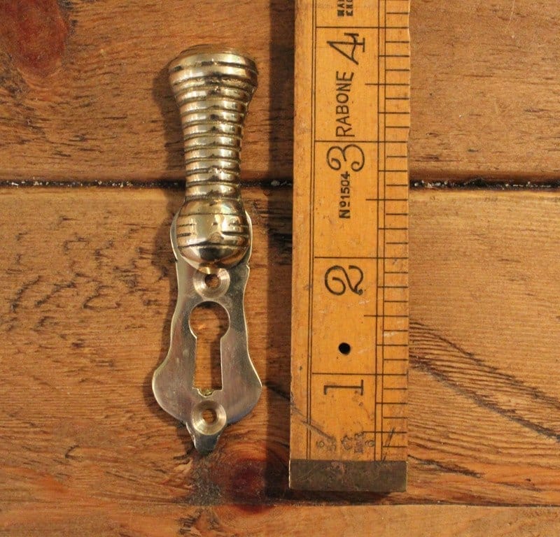 Escutcheon Beehive Polished Brass 57mm - Image 2
