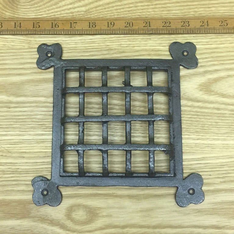 Ventilation Grille Extraction Cover Cast Iron 216mm x 216mm