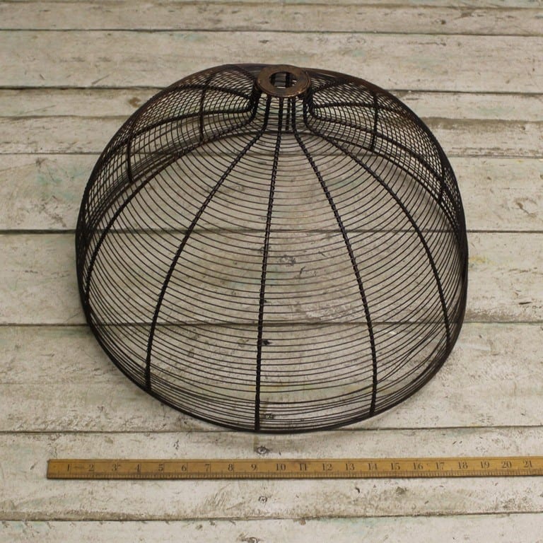 Pendant Shade BELL CAGE Antique Copper 500mm Diameter - TBD