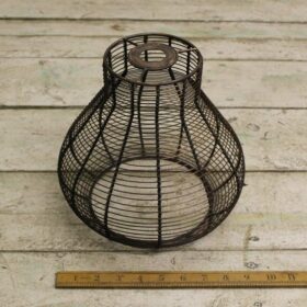 Pendant Shade CAGE TEAR DROP Antique Copper 165mm TBD