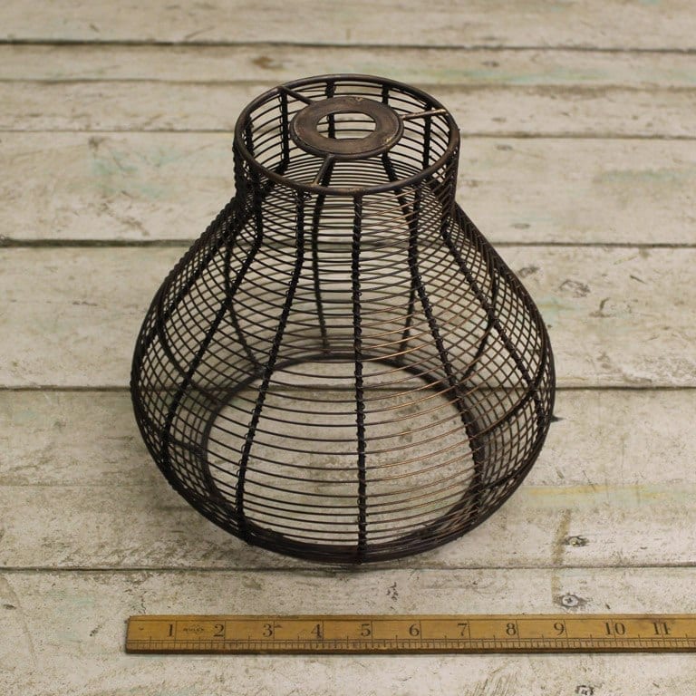 Pendant Shade CAGE TEAR DROP Antique Copper 165mm TBD