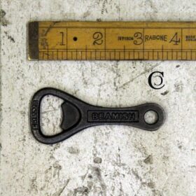 Bottle Opener Hand Held BEAMISH - THE SUN INN Antique Iron 80mm
