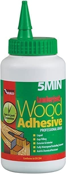 Polyurethane Adhesive RAPID Lumberjack 5 Minute 750ml Tub