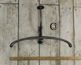 Clothes Hanger Jacket RITZ HOTEL Cast Antique Iron 400mm