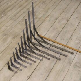 Shelf Bracket GALLOWS Hand Forged Penny End Antique Iron 400mm x 400mm TBD